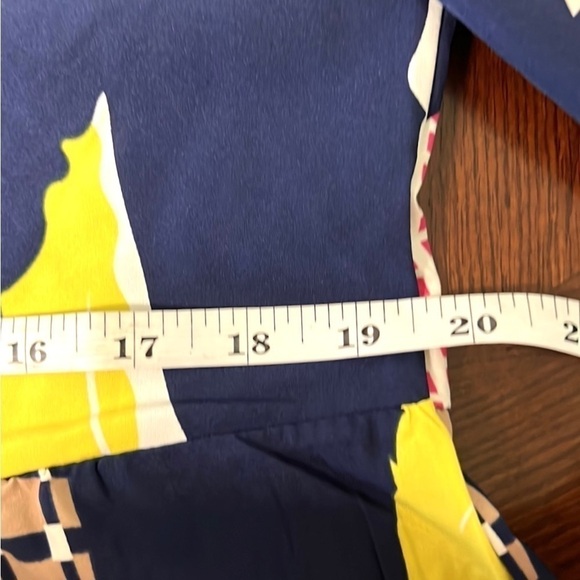 💞Amoretu Amazing Colors Tunic Dress VNeck, Swing,Casual,Loose Flowy, Fun,Size L - Picture 13 of 15